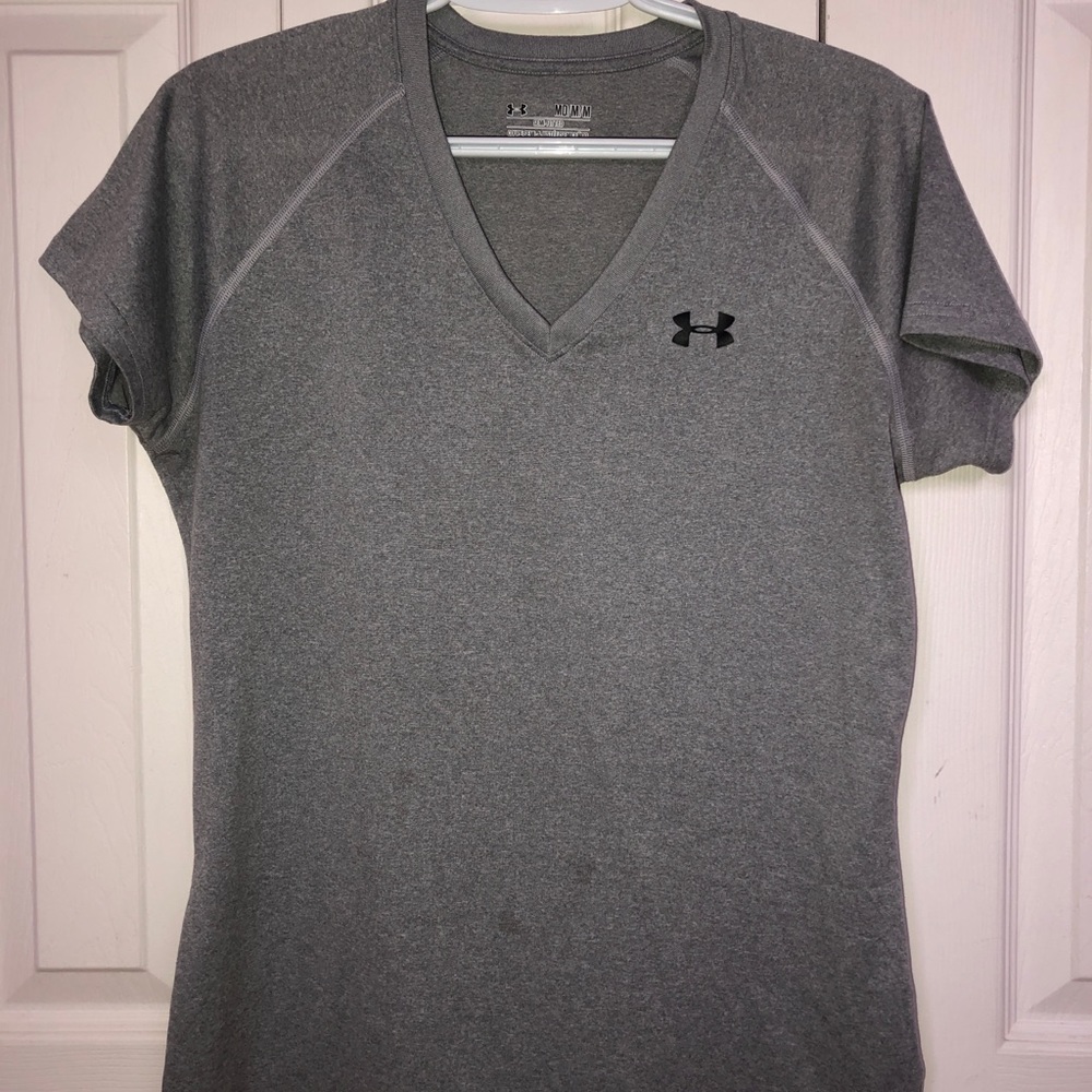 Grey Under Armour Semi-fitted Shortsleeve